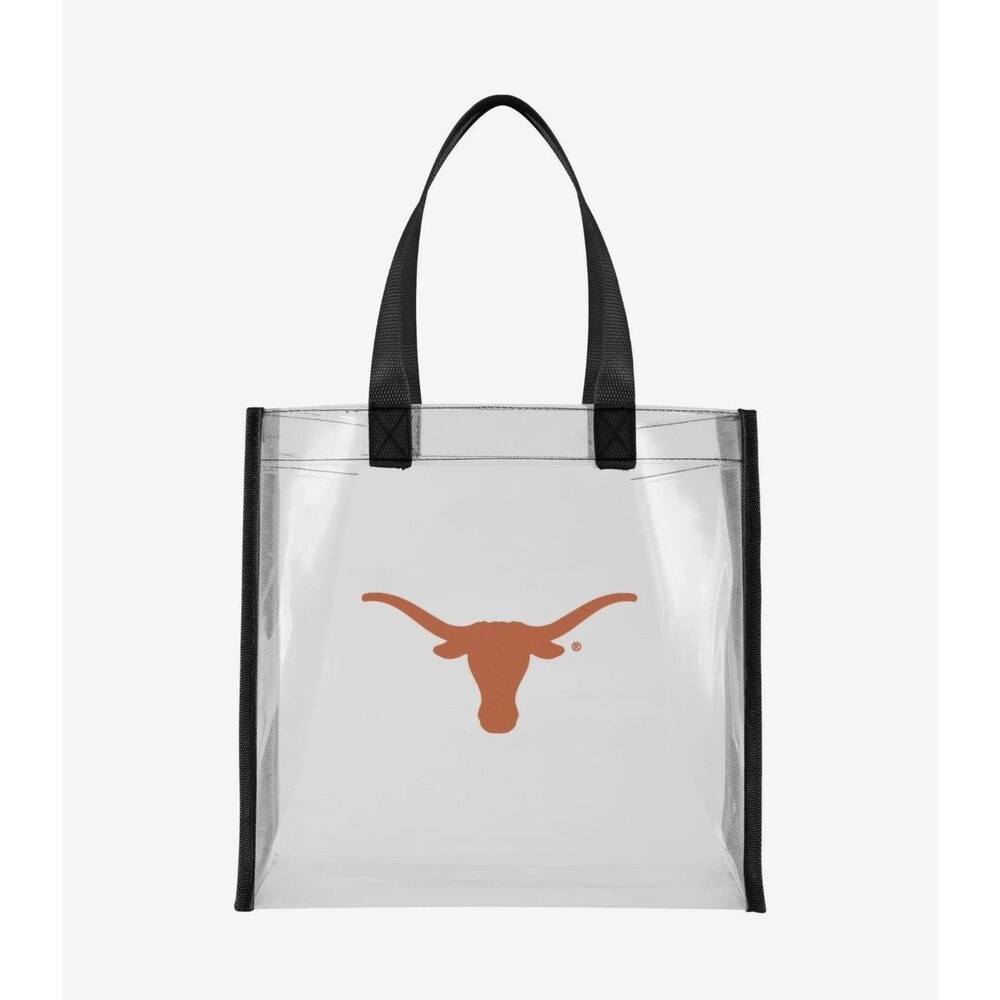 NEW! Texas Longhorns NCAA FOCO Clear Reusable PVC Bag SOLD OUT